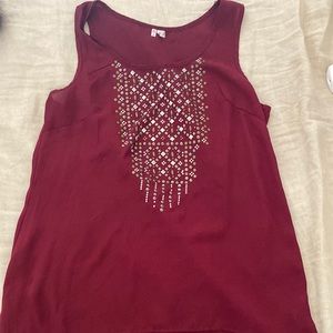 Tank/nice camisole size S with jewels.